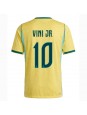 Brasilien Vinicius Junior #10 Replika Hemmakläder VM 2026 Kortärmad Brasilien Vinicius Junior #10 Replika Hemmakläder VM 2026 Kortärmad